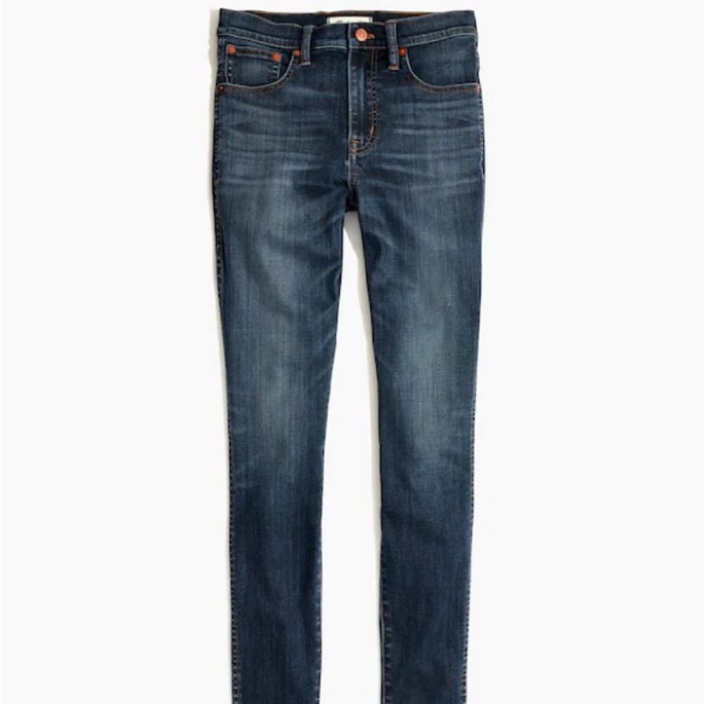 Madewell 10" High-Rise Skinny Jeans in Danny Wash: TENCEL™ Denim Edition